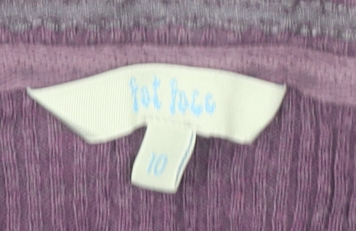 Fat Face Women's Purple Cardigan Size 10