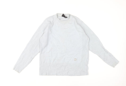 Quiksilver Unisex Grey Cotton Pullover Jumper S