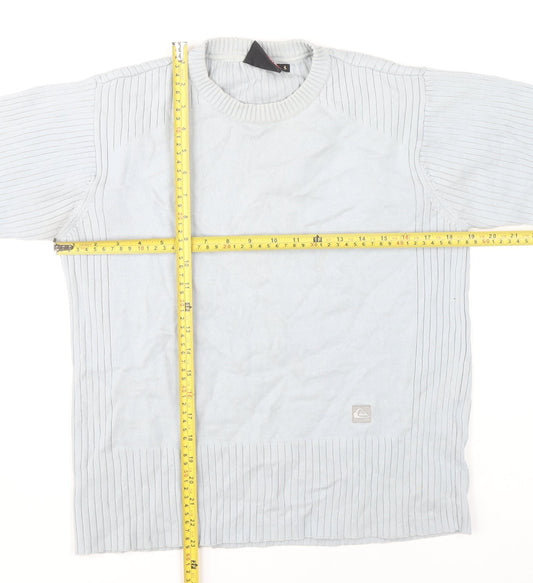 Quiksilver Unisex Grey Cotton Pullover Jumper S