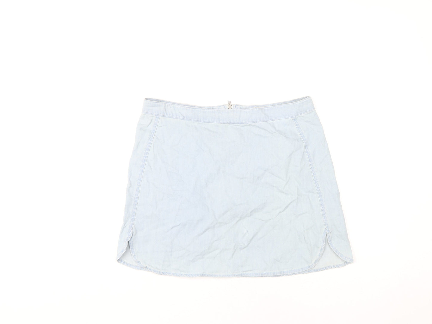 Double Agent Women Blue Denim Short Skirt Size 12