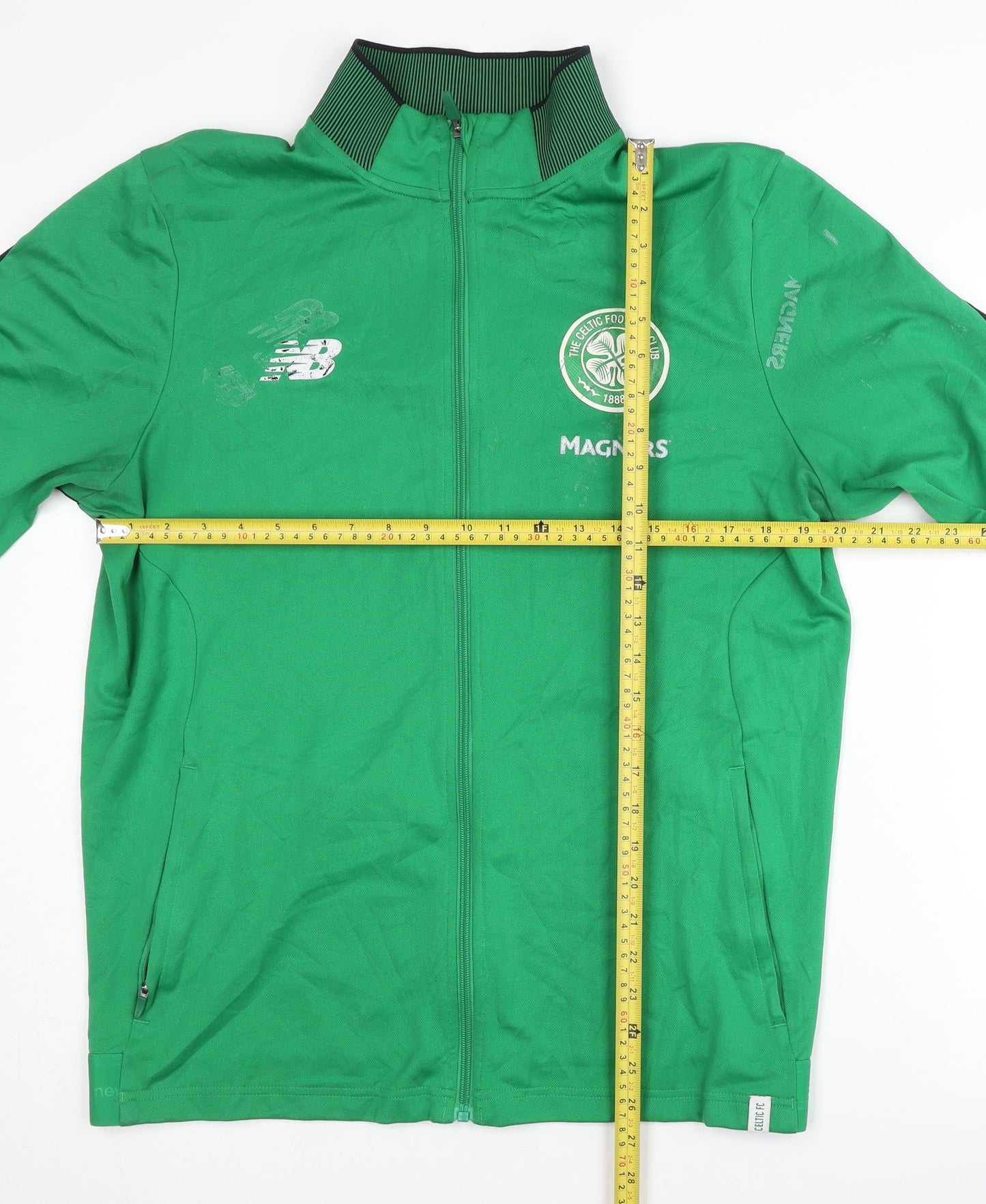 New Balance Men's Green Track Jacket XL Polyester