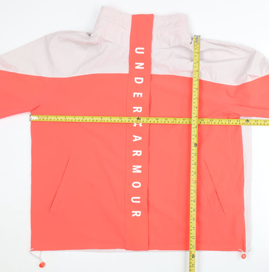 Under Armour Women's Pink XL Windbreaker Jacket