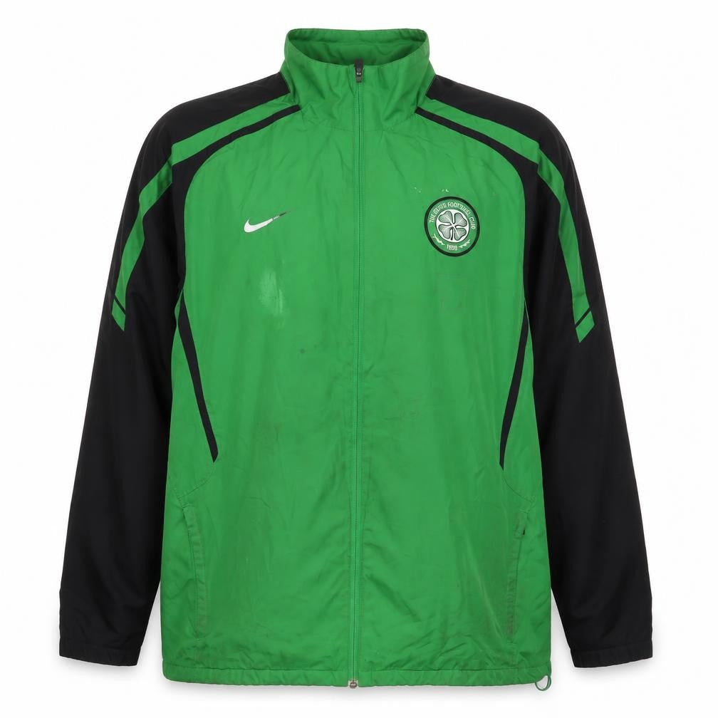 Nike Men's Green Track Jacket, XL, Hooded Full Zip