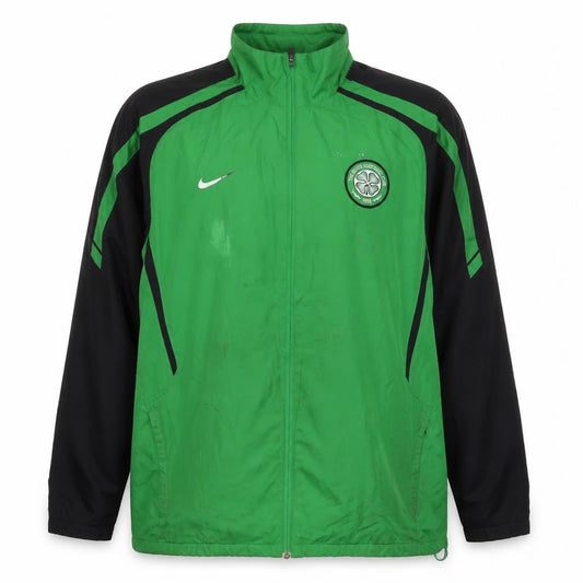 Nike Men's Green Track Jacket, XL, Hooded Full Zip