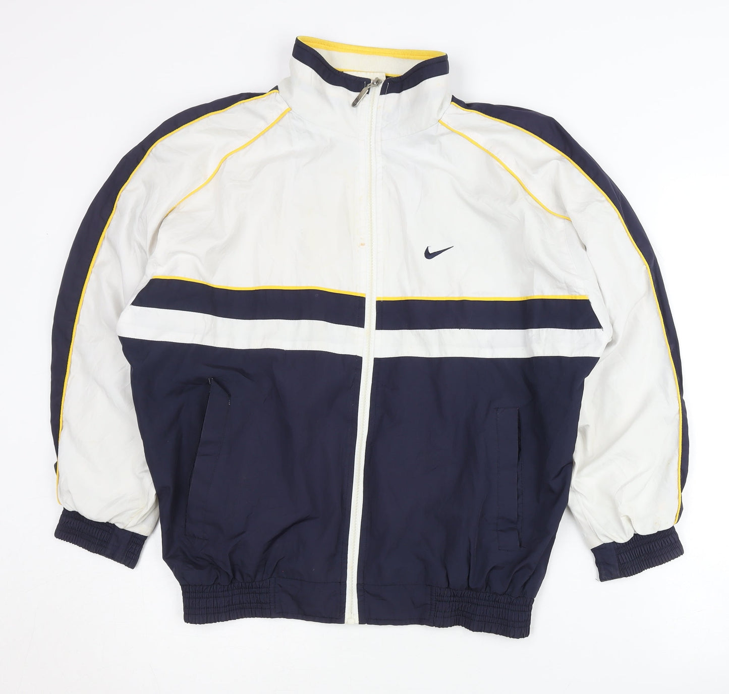 Nike Men's White Track Jacket M Full Zip