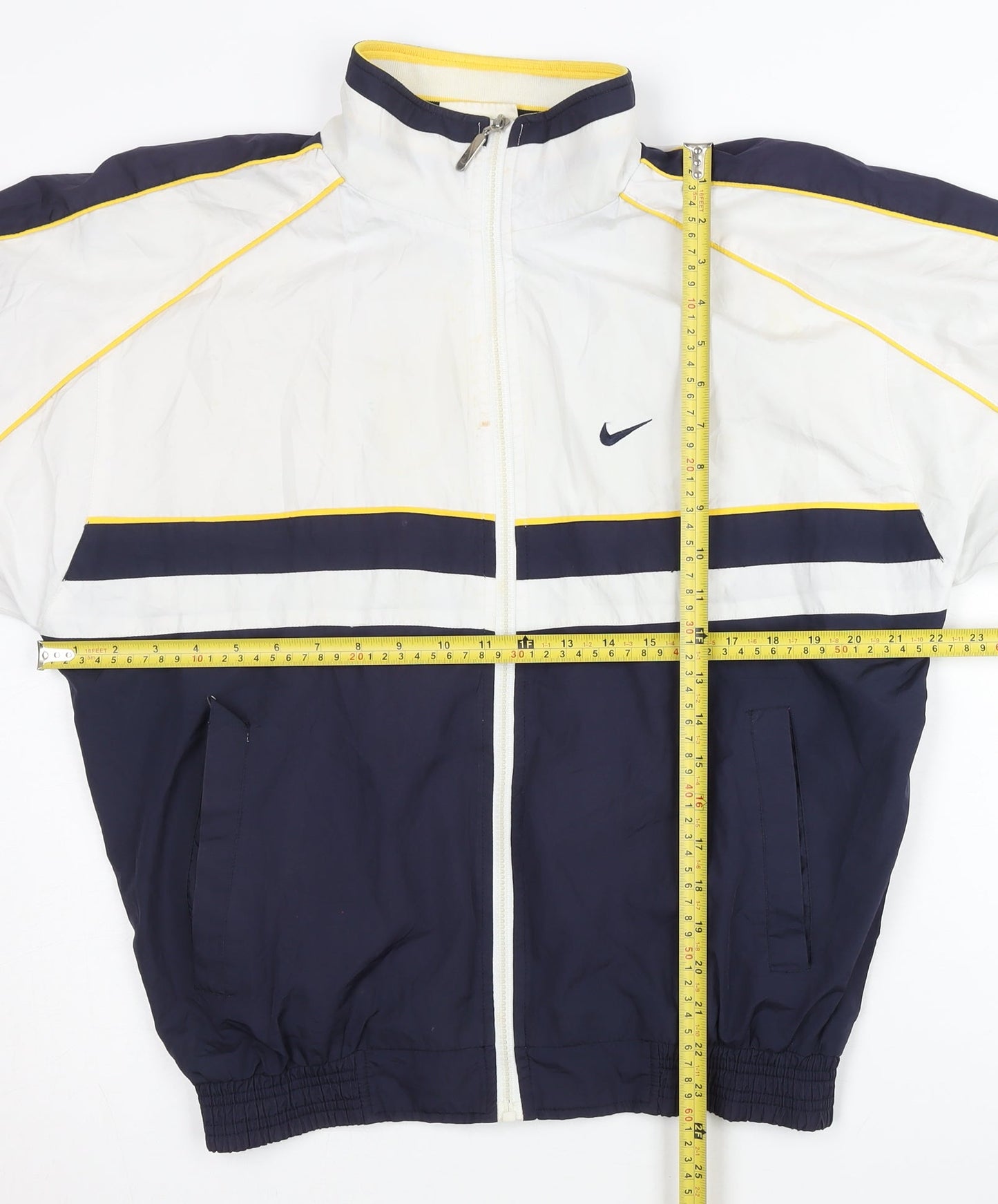 Nike Men's White Track Jacket M Full Zip
