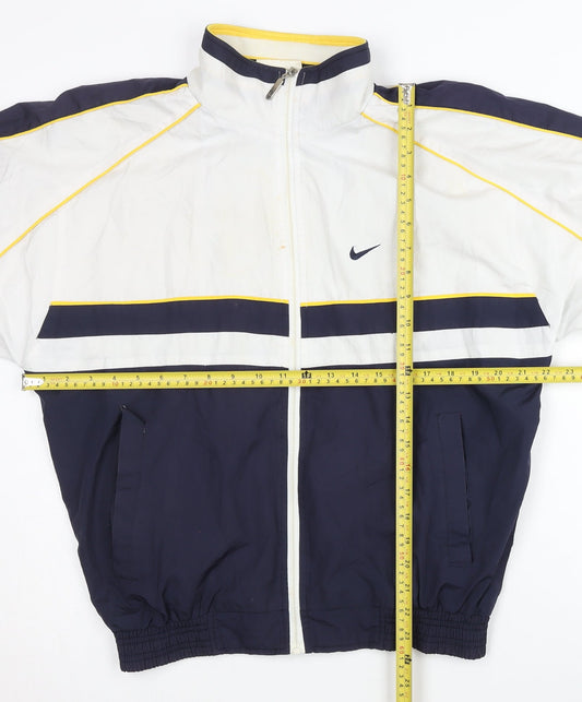 Nike Men's White Track Jacket M Full Zip