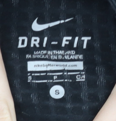 Nike Women's Black Track Jacket, Size S, Reflective, Dri-FIT