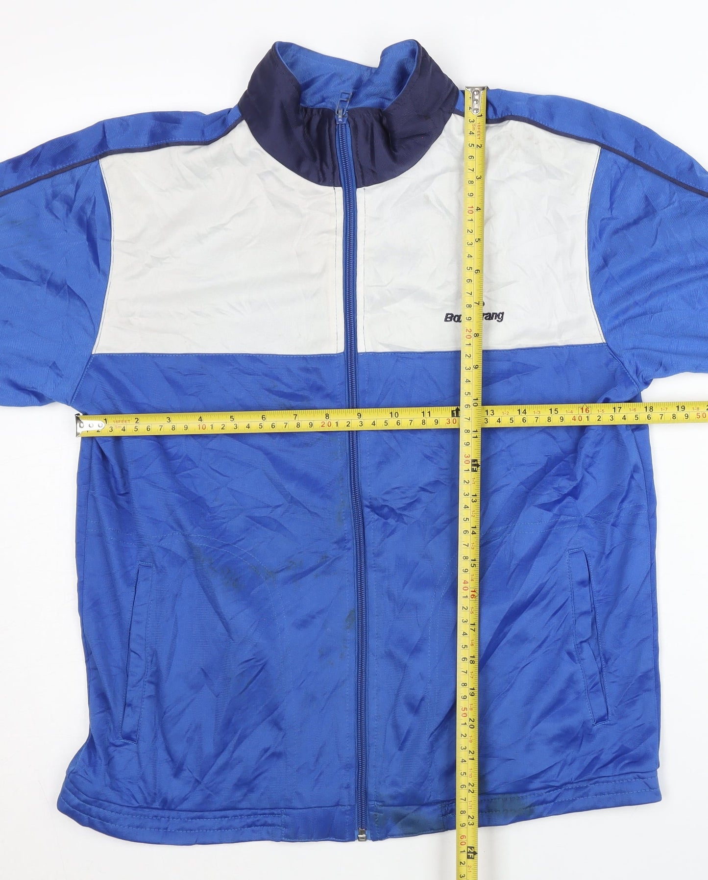 Boomerang Women's Blue Track Jacket Size 16