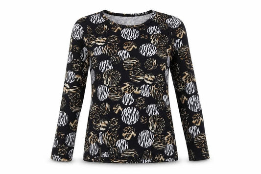Womens UK Size S Anna Rose Multicoloured Polyester Blend T-Shirt