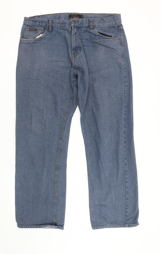 Pierre Cardin Womens Blue Straight Leg Jeans Size 20