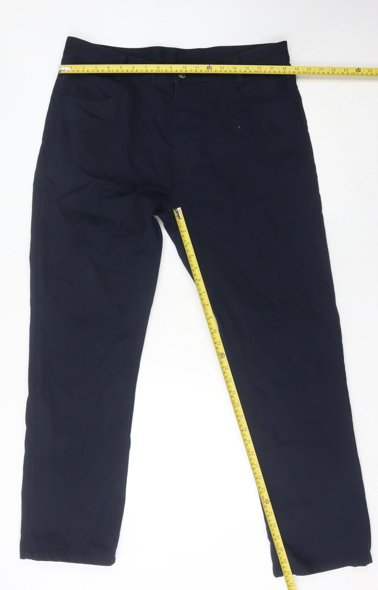 Raphael Valencino Men’s Blue 38R Straight Leg Denim Jeans