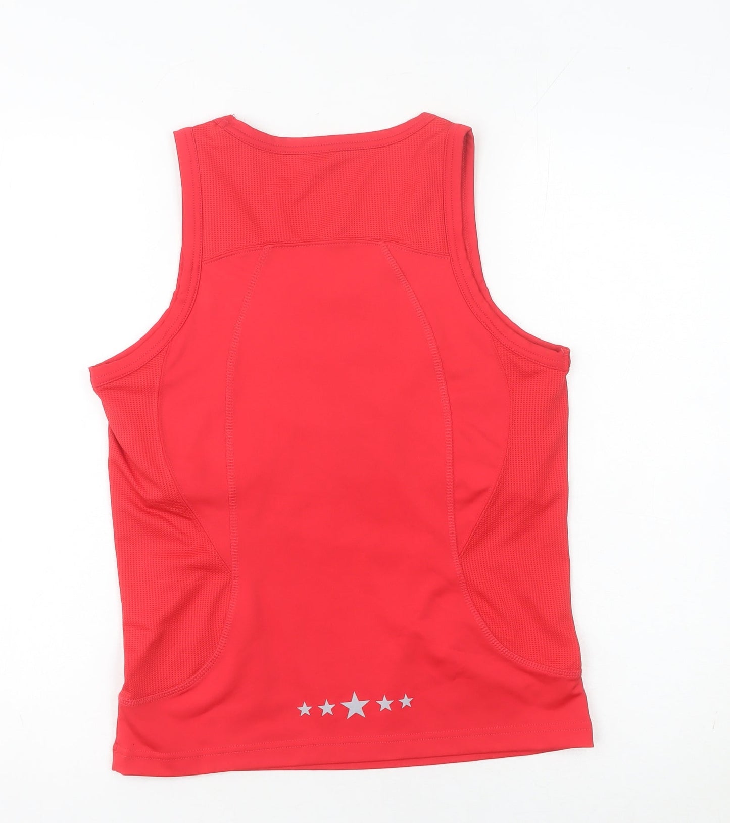 Champion Women's Red Size 12 Athletic Tank Top Breathable Reflective Gym Wear