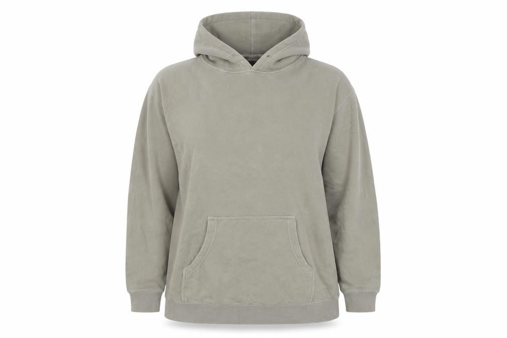 Independent Womens Trading Co Grey XL Pullover Hoodie with Logo