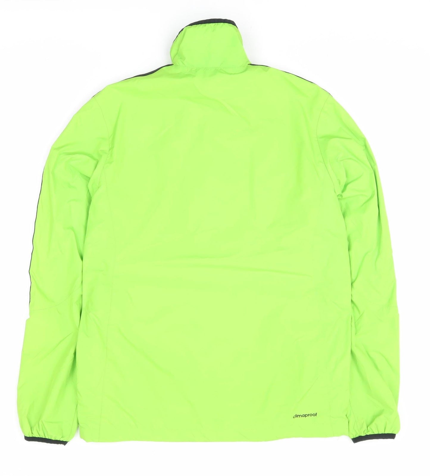 Adidas Mens Green M Track Jacket Full Zip Lightweight Sports Coat