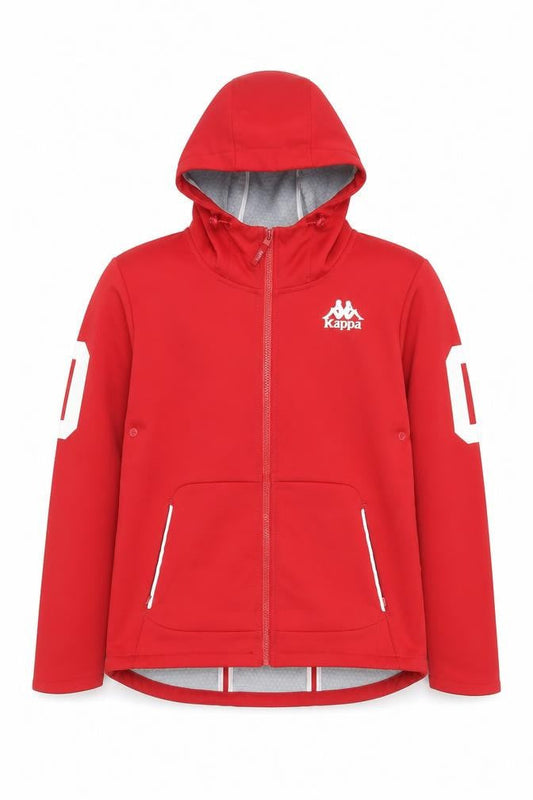 Kappa Mens Red XS Softshell Hooded Full Zip Sports Jacket