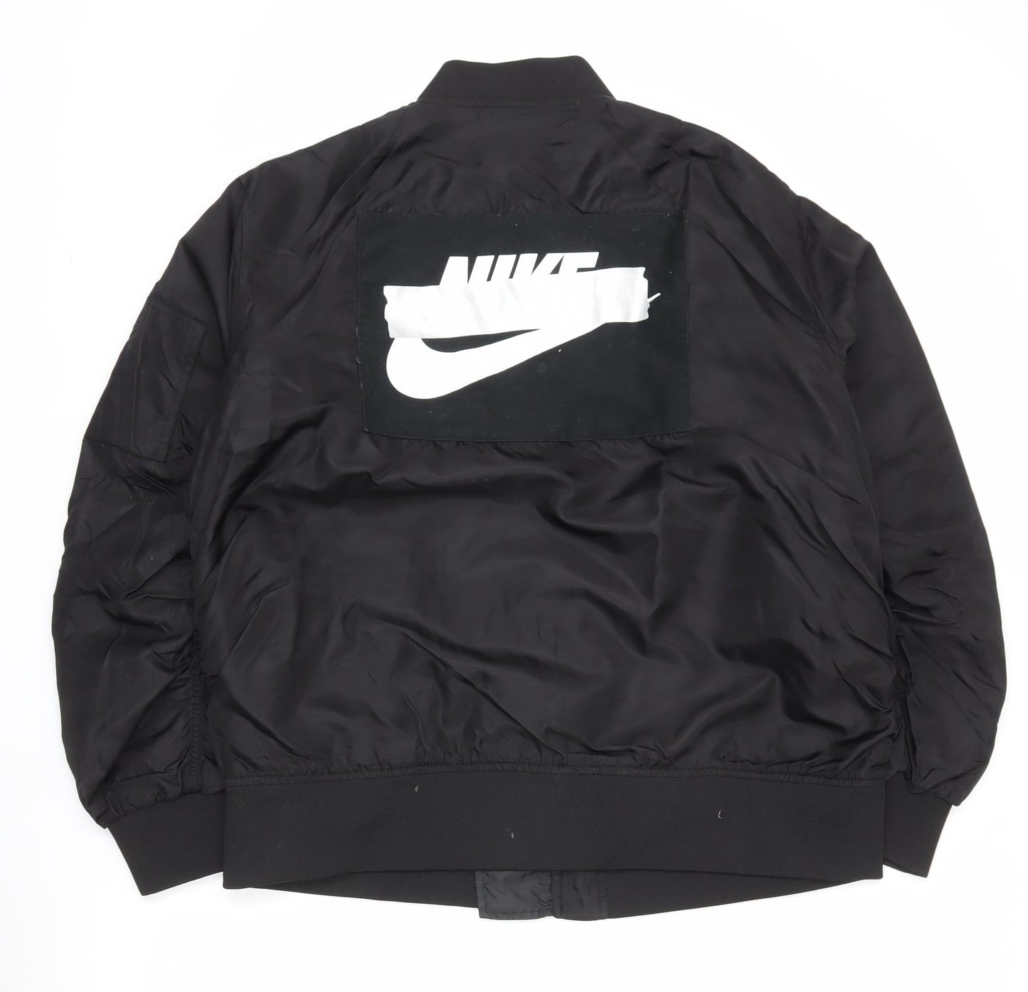 Nike Men's Black 2XL Basic Jacket Full Zip Lightweight Lined