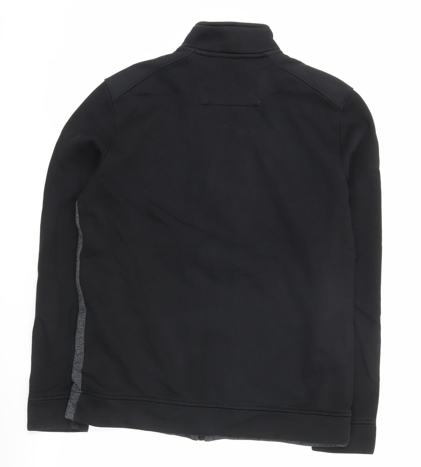 Calvin Klein Men’s Grey Track Jacket S Regular Fit Full Zip Athleisure