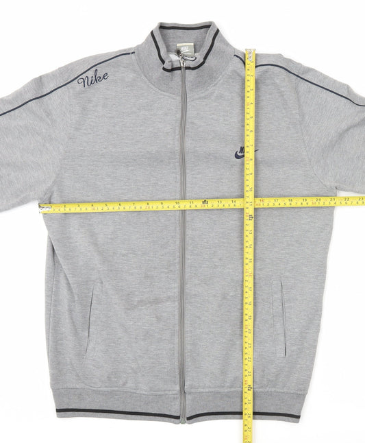 Nike Men’s Grey 2XL Track Jacket Full Zip Sportswear Lightweight
