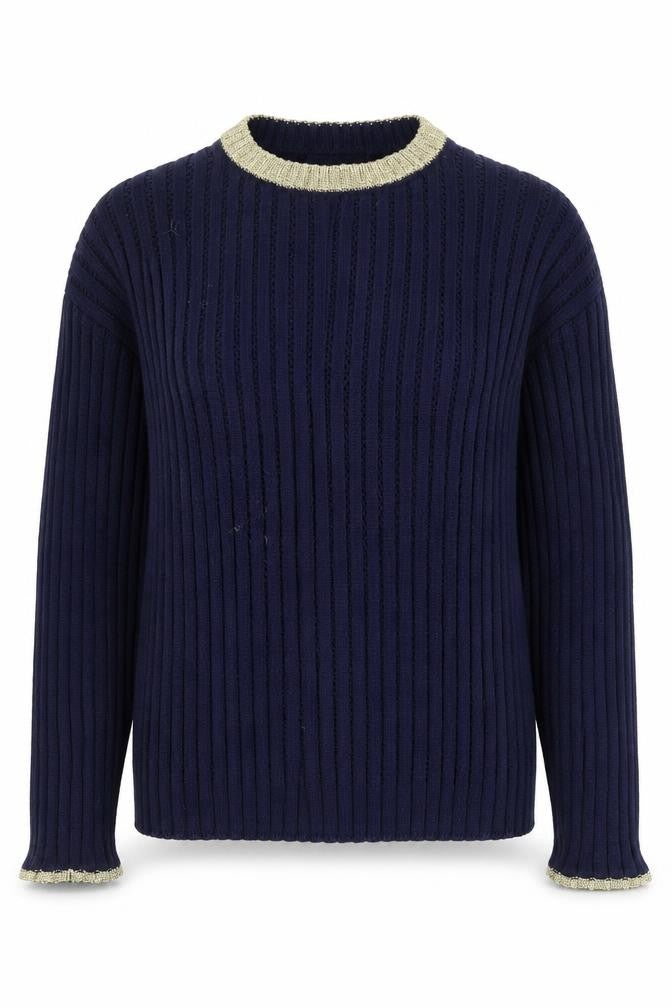 Marks and Spencer Women’s Blue Crew Neck Jumper Size 12