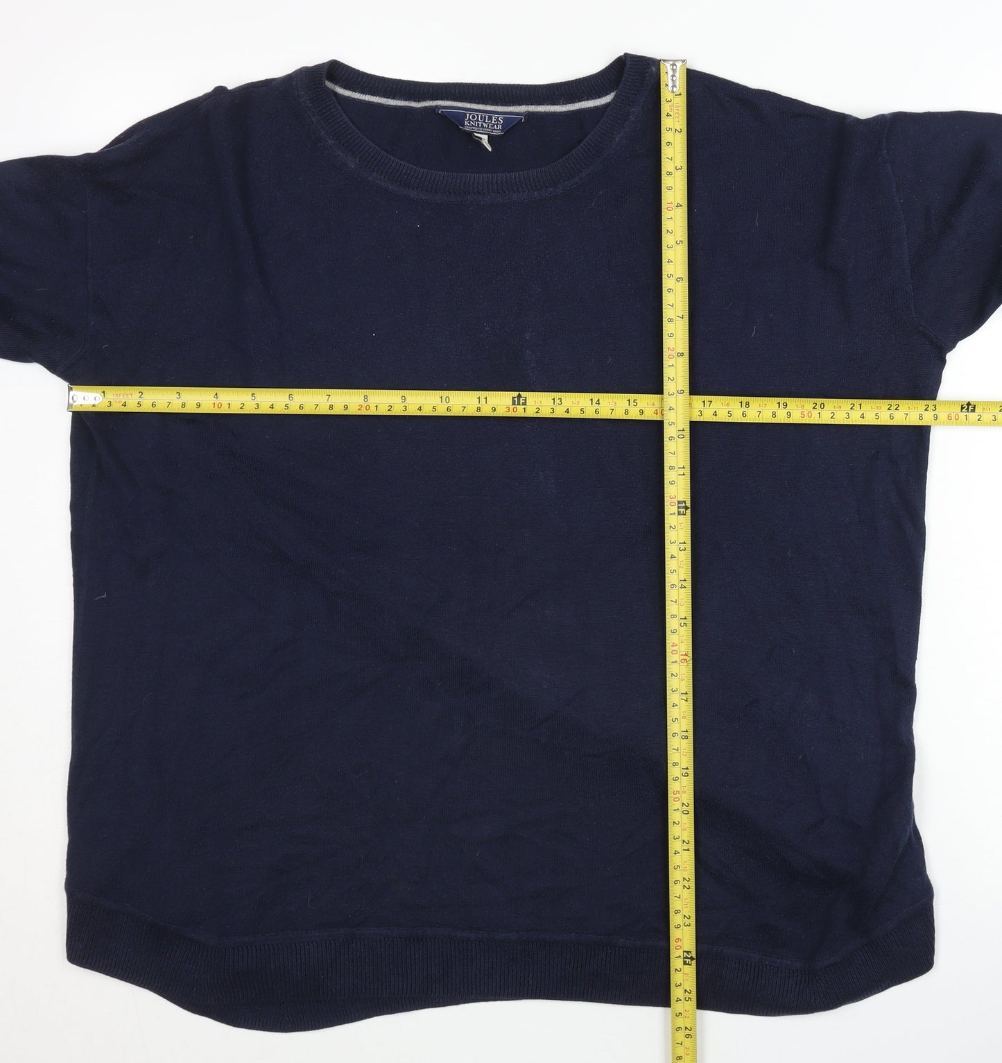 Joules Women’s Navy Blue Crew Neck Pullover Jumper Size 10