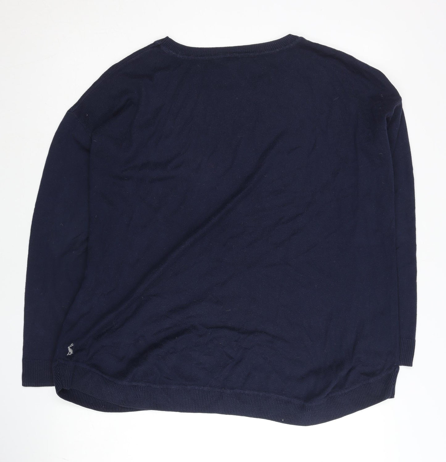 Joules Women’s Navy Blue Crew Neck Pullover Jumper Size 10