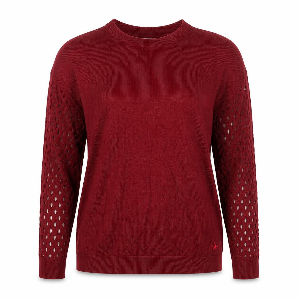 Womens UK 8 Regular Jack Wills Red Pullover Tight-Knit