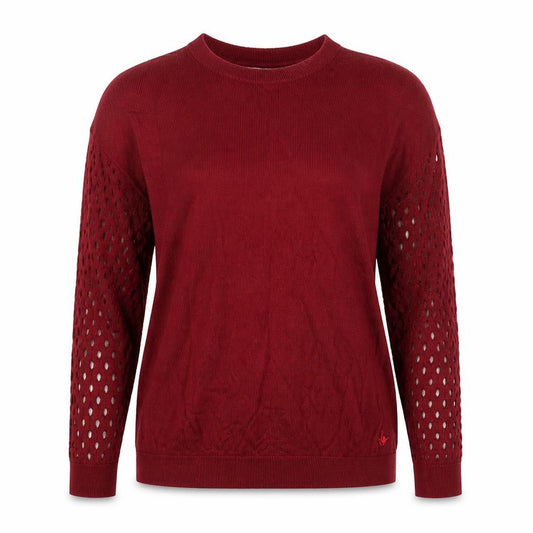 Womens UK 8 Regular Jack Wills Red Pullover Tight-Knit