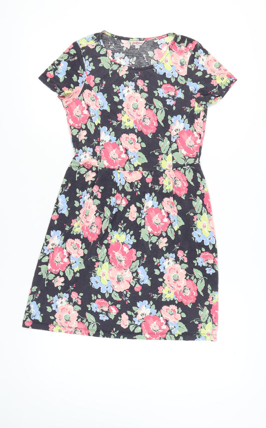 Cath Kidston Women's Multicoloured Floral A-Line Dress Size 8