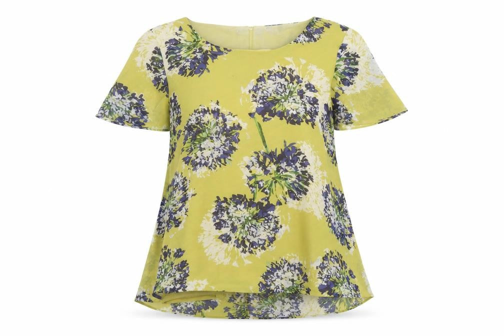 Bonmarché Womens Multicoloured Floral Short Sleeve Blouse Size 12