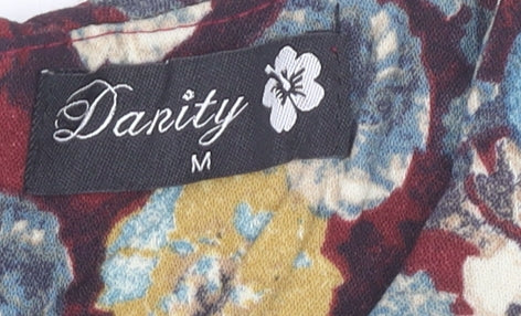 Danity Women’s Multicoloured Floral Shift Dress M Sleeveless