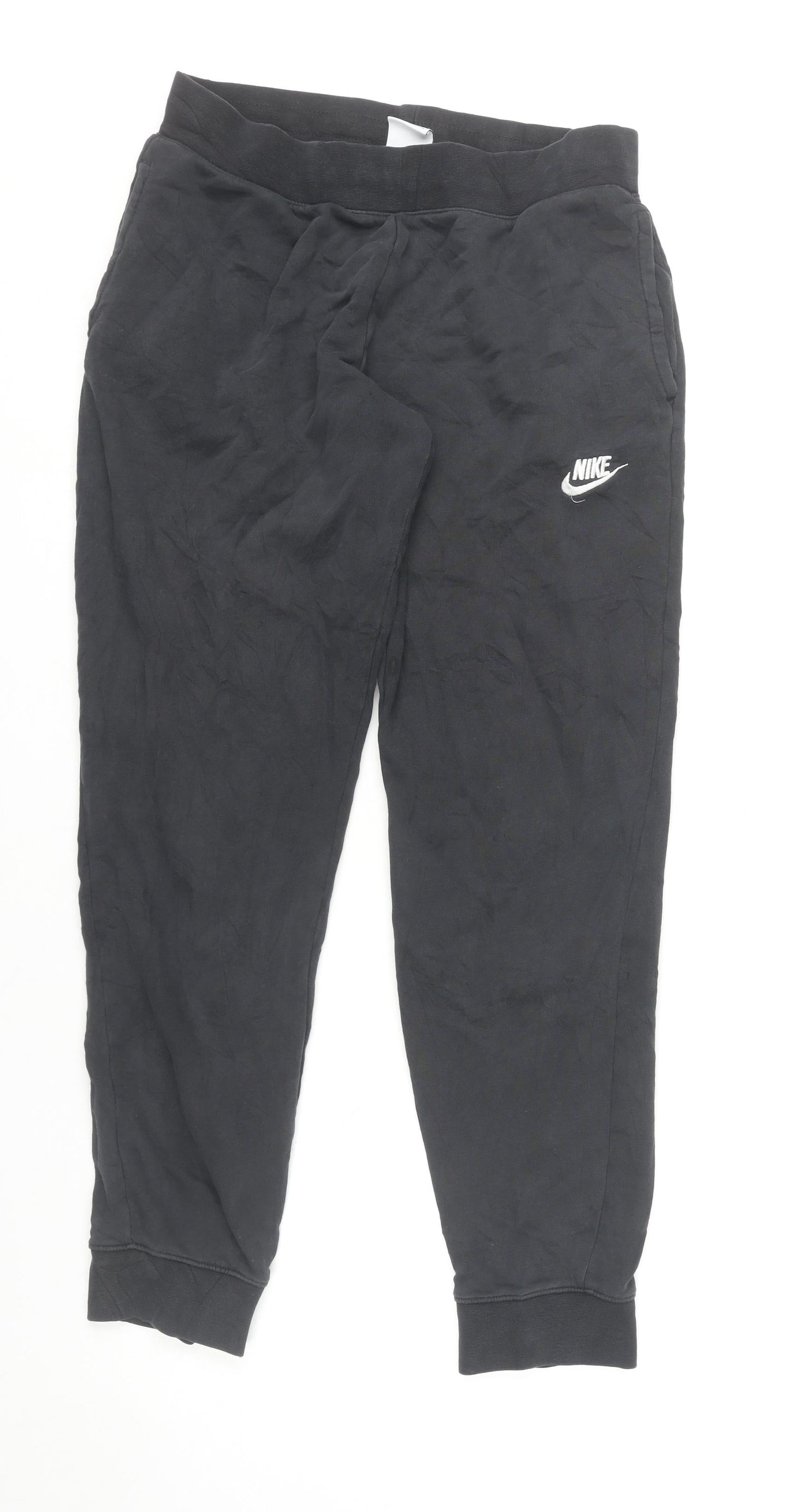 Nike Women’s Black XL Jogger Trousers Cotton Blend Tapered