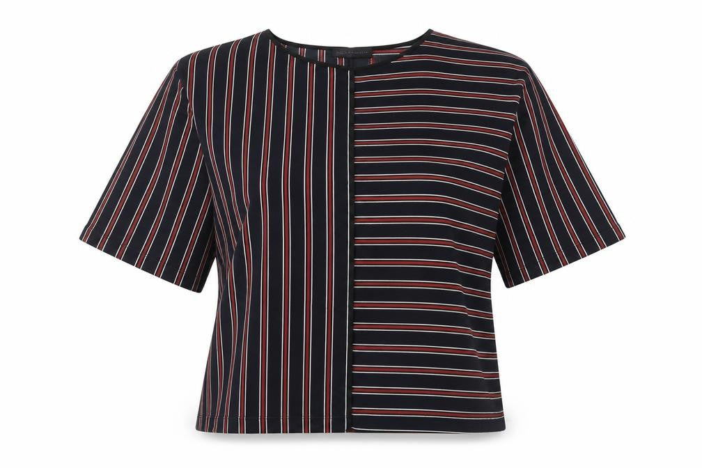 Marks and Spencer Women’s Multicoloured Stripe Blouse UK 18