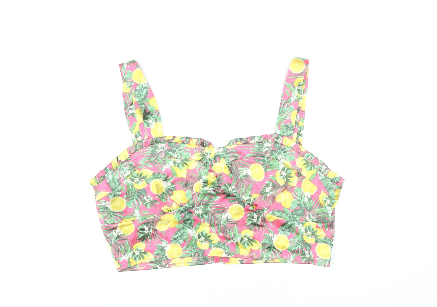 QED London Women's Multicoloured Tropical Camisole UK 14