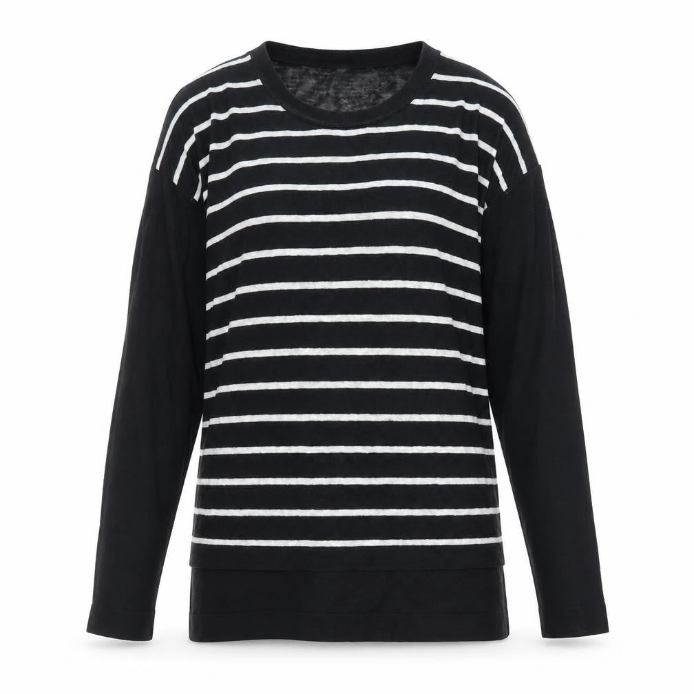 Womens UK S Regular Jaeger Black Pullover Tight-Knit