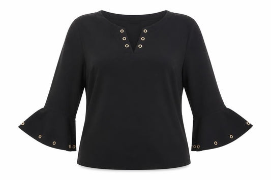 Womens UK Size XL Klass Black Polyester Blend Blouse