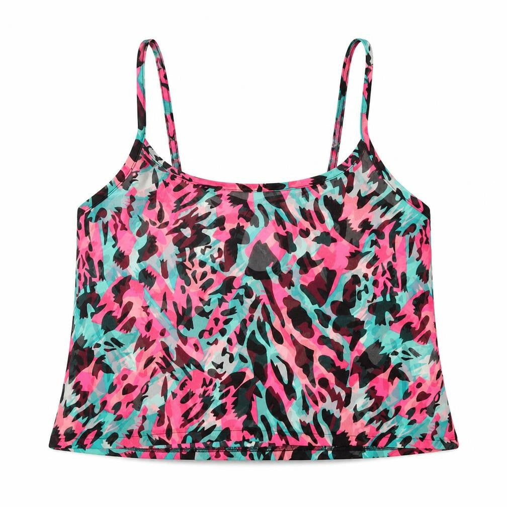 Womens UK Size M Brave Soul Multicoloured Polyester Tank