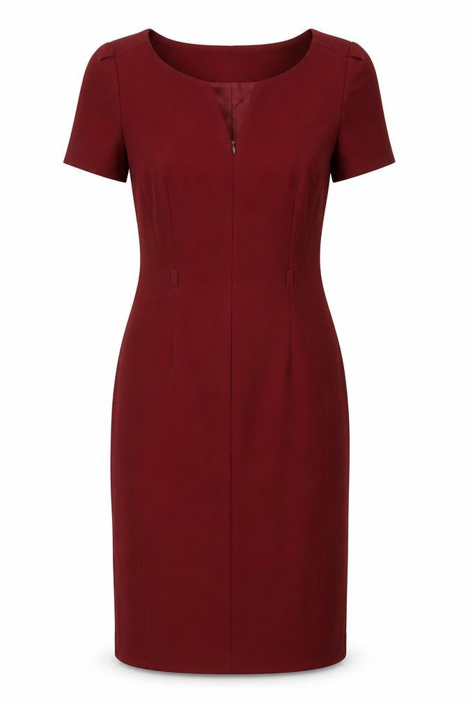 Marks and Spencer Women’s Red Size 8 Sheath Knee Length Dress
