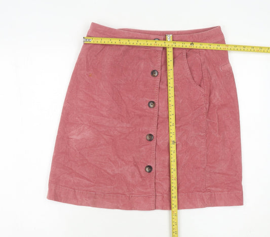 Crew Clothing Company Women’s Pink Corduroy A-Line Skirt Size 10