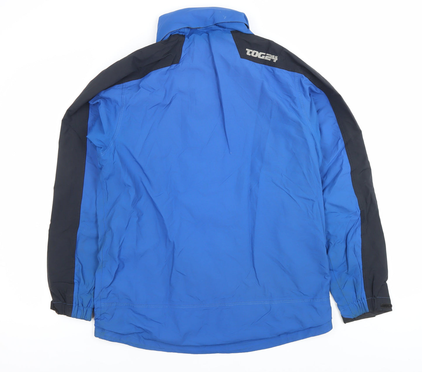 TOG24 Men's Blue Medium Parka Jacket Nylon Water Resistant Outdoor