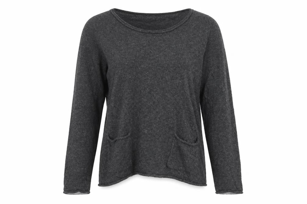 Womens UK 8 Regular White Stuff Grey Pullover Tight-Knit
