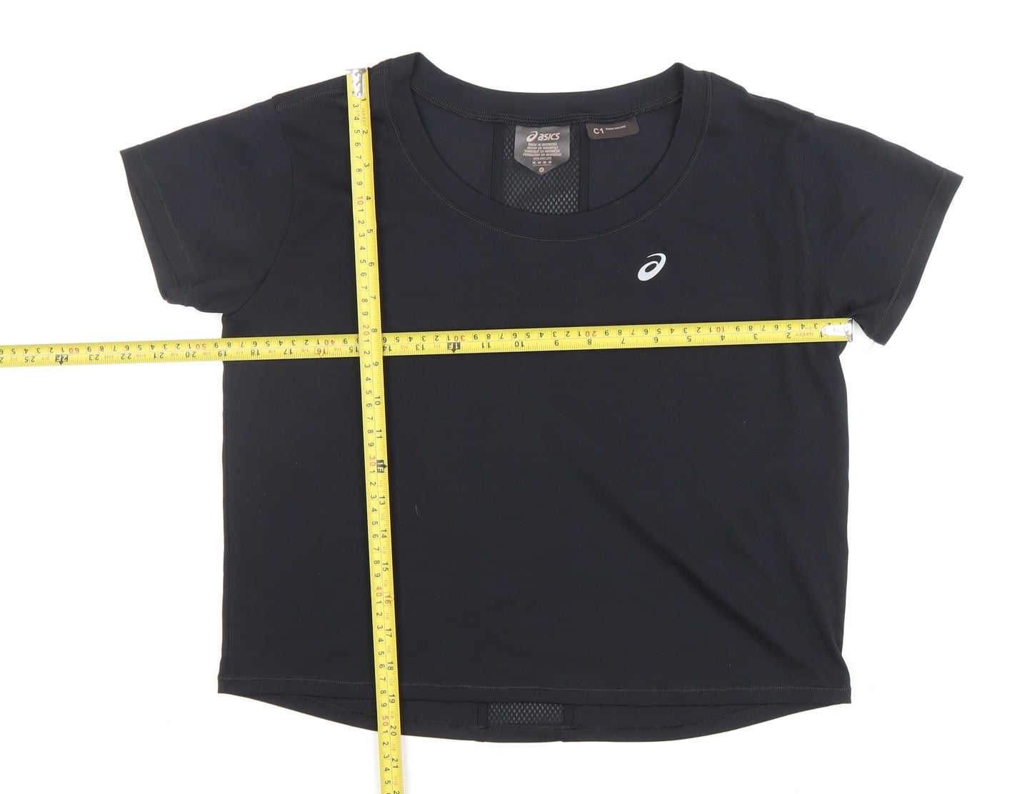 Asics Women’s Black M Athletic Fit Crew Neck Running T-Shirt