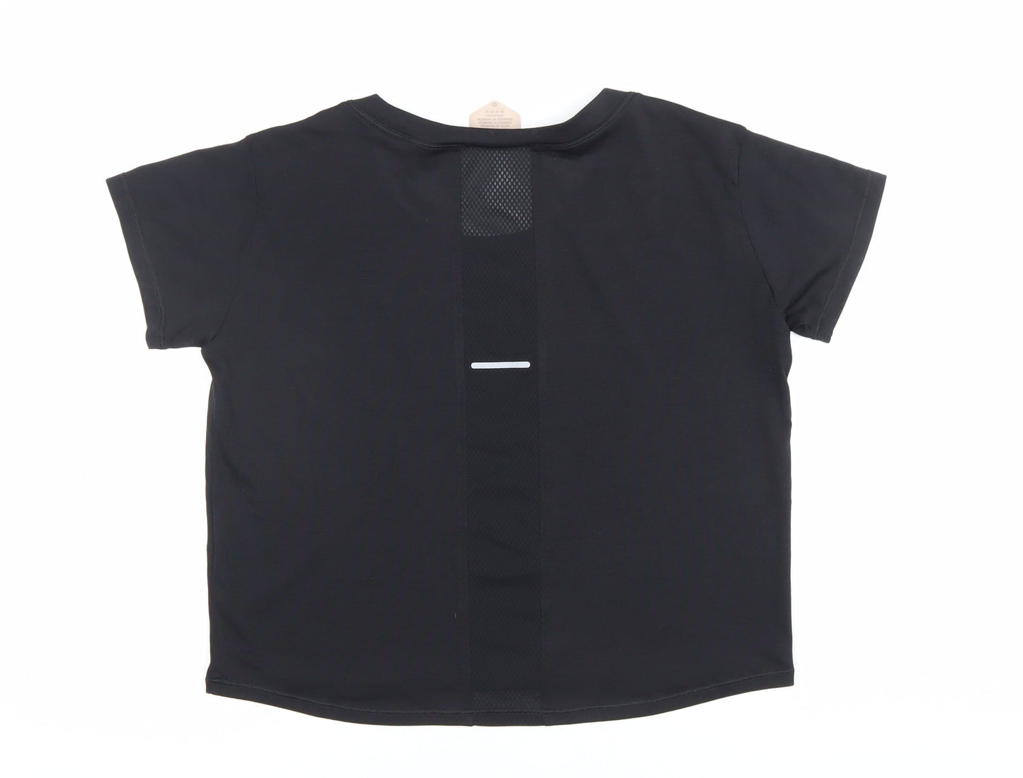 Asics Women’s Black M Athletic Fit Crew Neck Running T-Shirt