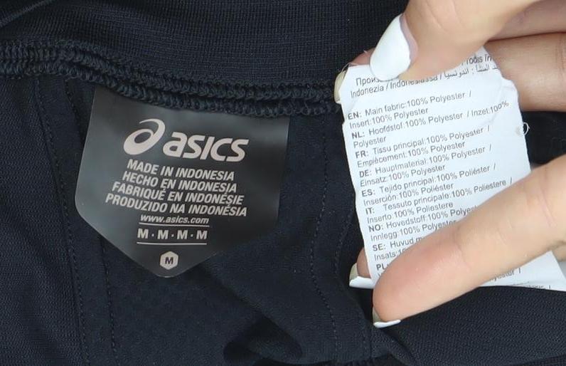Asics Women’s Black M Athletic Fit Crew Neck Running T-Shirt