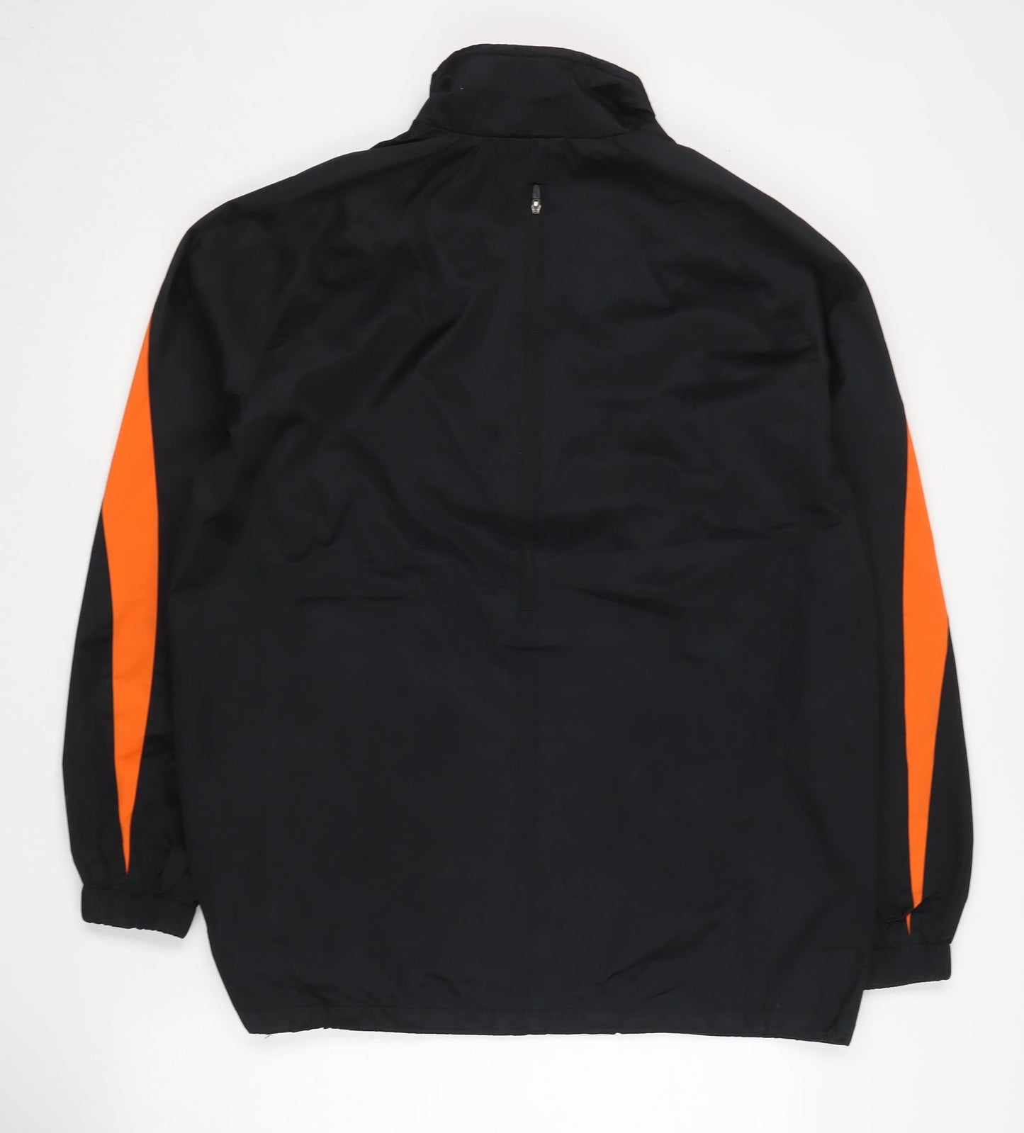 Nike Men’s Black Orange 2XL Track Jacket Clima-Fit Sports Mid-Length