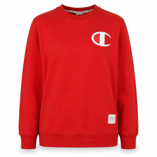 Womens UK L Regular Champion Red Pullover Sweatshirt
