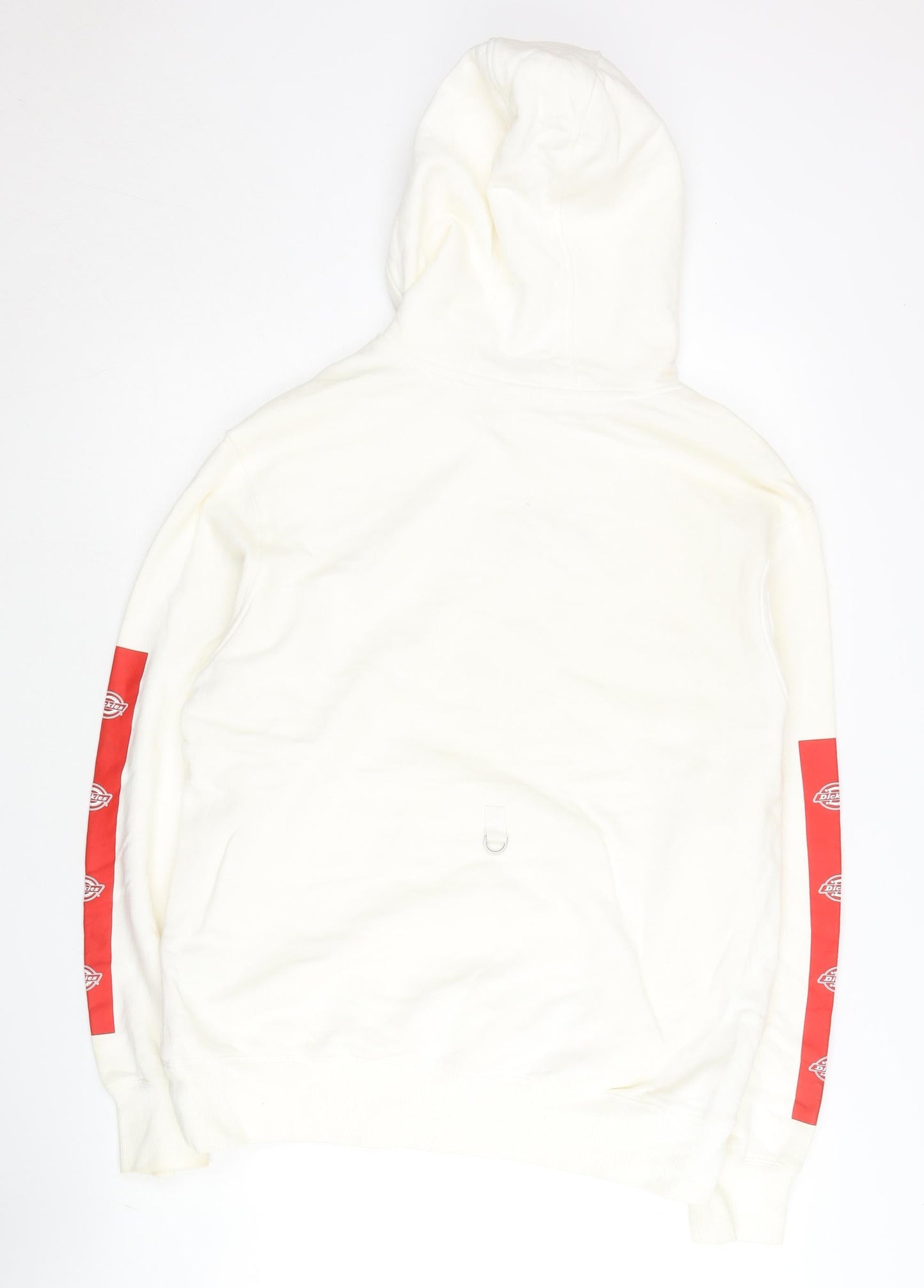 Dickies Men’s White Pullover Hoodie L Logo Graphic Cotton