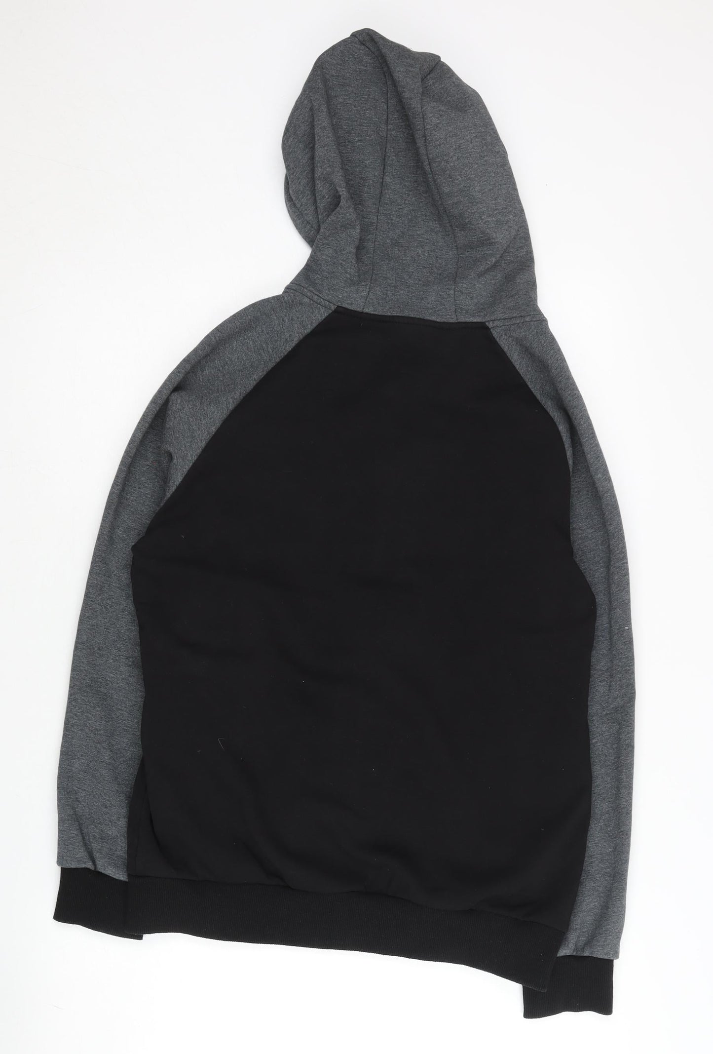 Adidas Men’s Black Full Zip Hoodie L Fleece Logo Sportswear