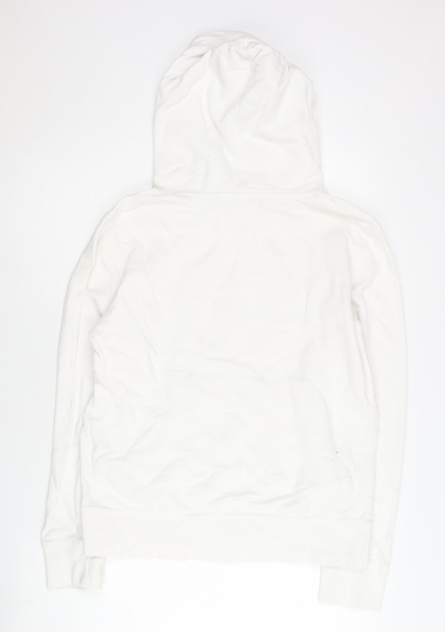 Dickies Men’s White Pullover Hoodie M Logo Print Cotton Jersey