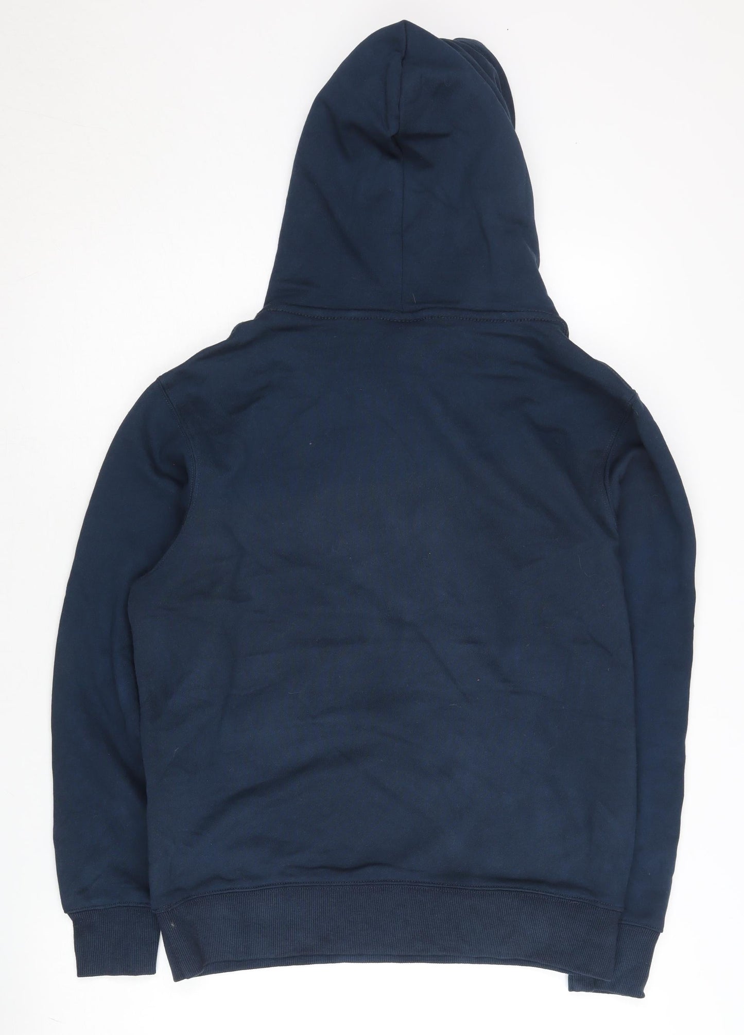 Champion Men's Blue Pullover Hoodie Medium Logo Fleece Sportswear